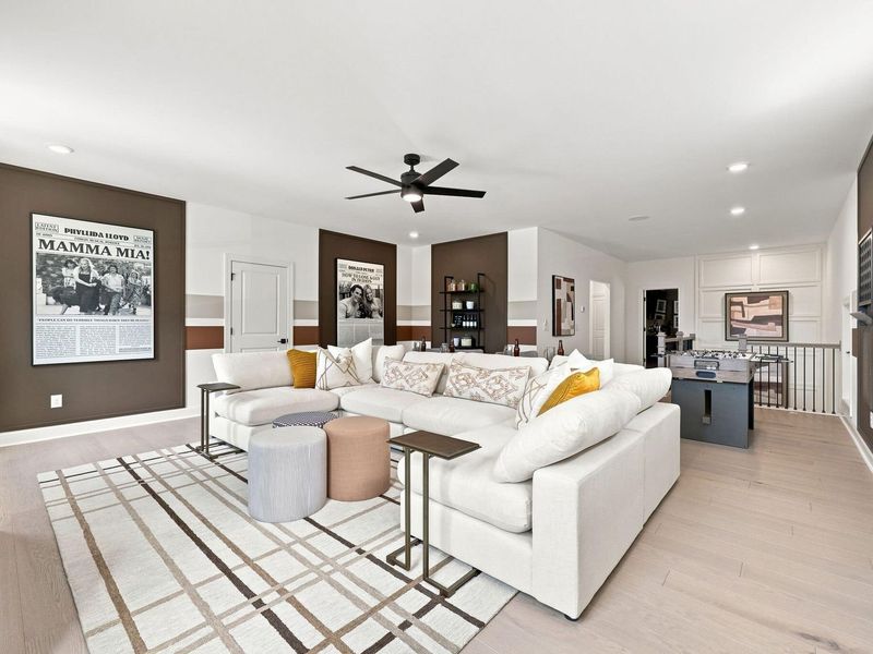 Furnished interior view inside a new home in Rockport, Wake Forest (Image 43).