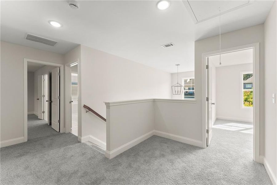 Spacious, unfurnished interior of a new home in , Dawsonville (Image 14).