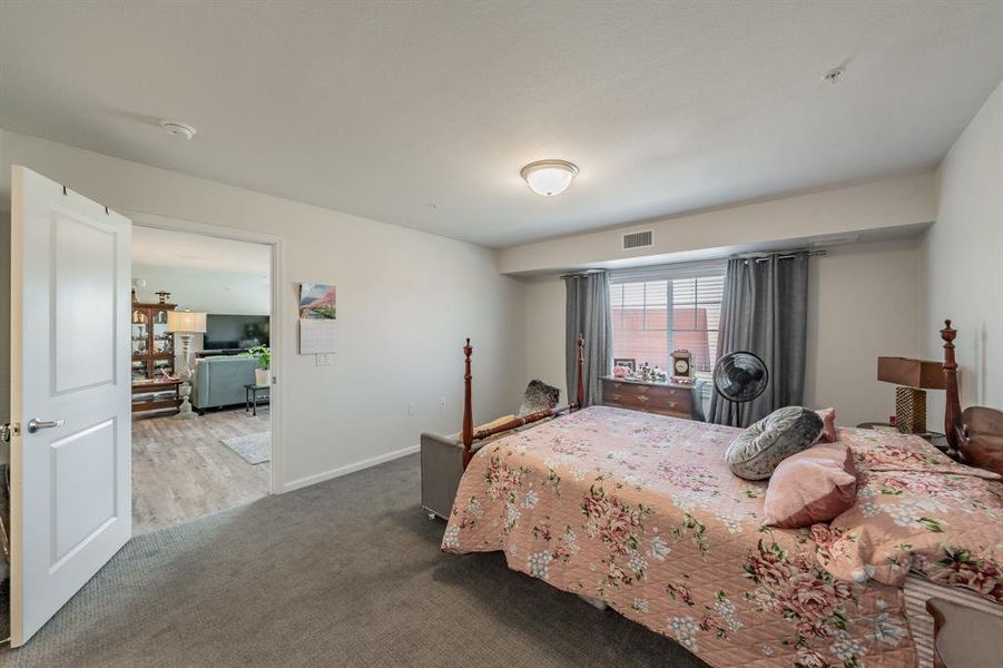 Primary bedroom suited to fit your needs.