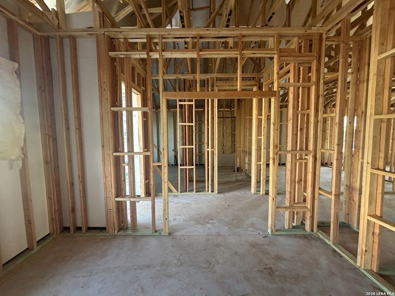 In-progress construction of a new home in The Heritage at Saddlebrook Ranch 70's, Schertz, TX (Image 8).