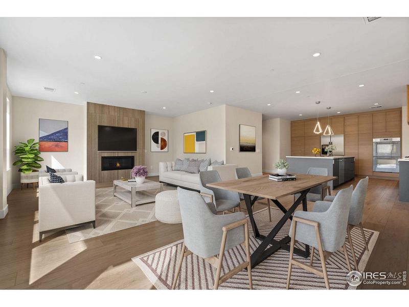 Furnished interior view inside a new home in , Loveland (Image 9).