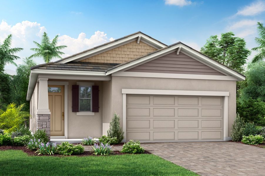 Representative exterior photo of a completed home built from the Seabranch by Mattamy Homes in Wellen Park, Venice, FL (Image 17).