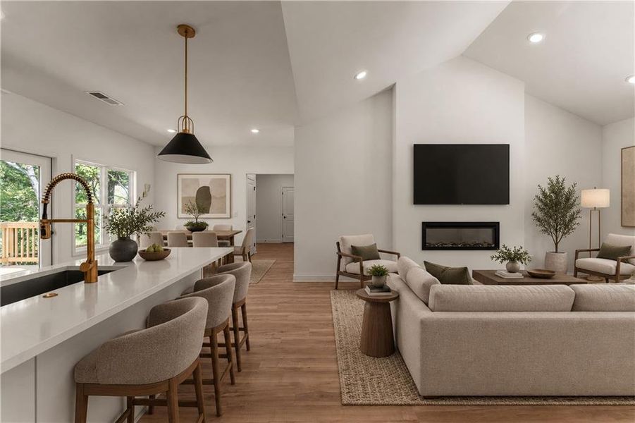 Furnished interior view inside a new home in , Waleska (Image 7).