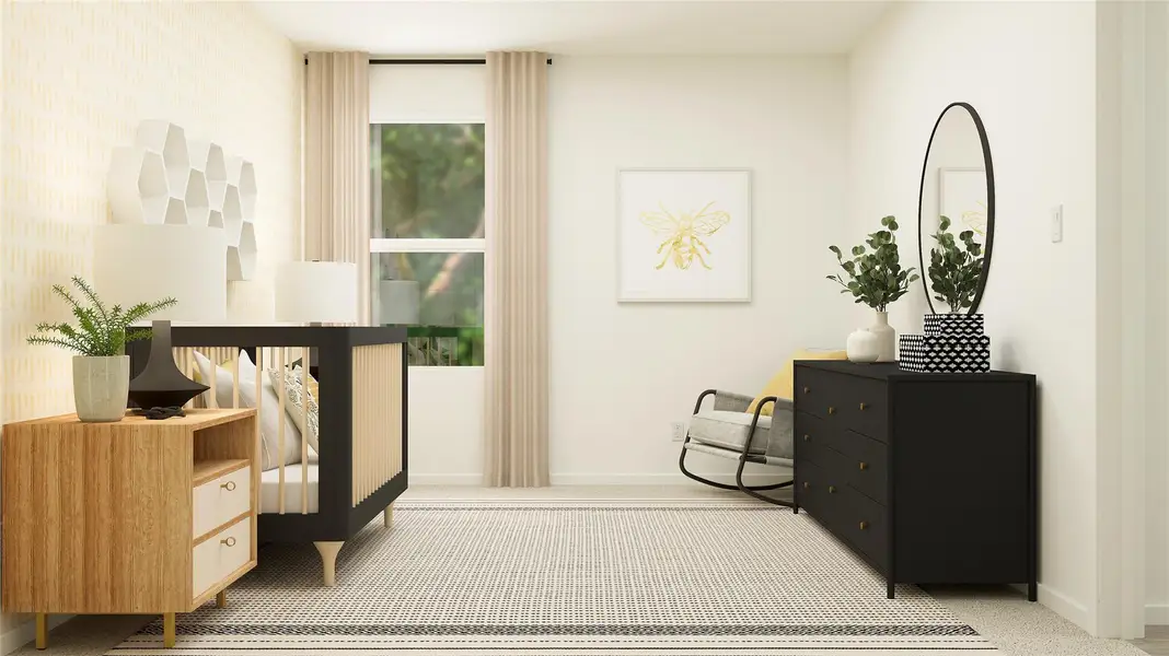 Furnished interior view inside a new home in Firefly Pointe, Hutto (Image 4).