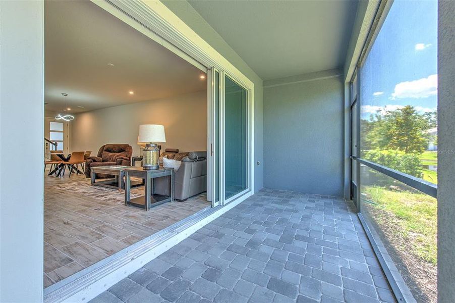 Exterior details and patio area of a home in Bloomingdale Townes, Brandon (Image 4).