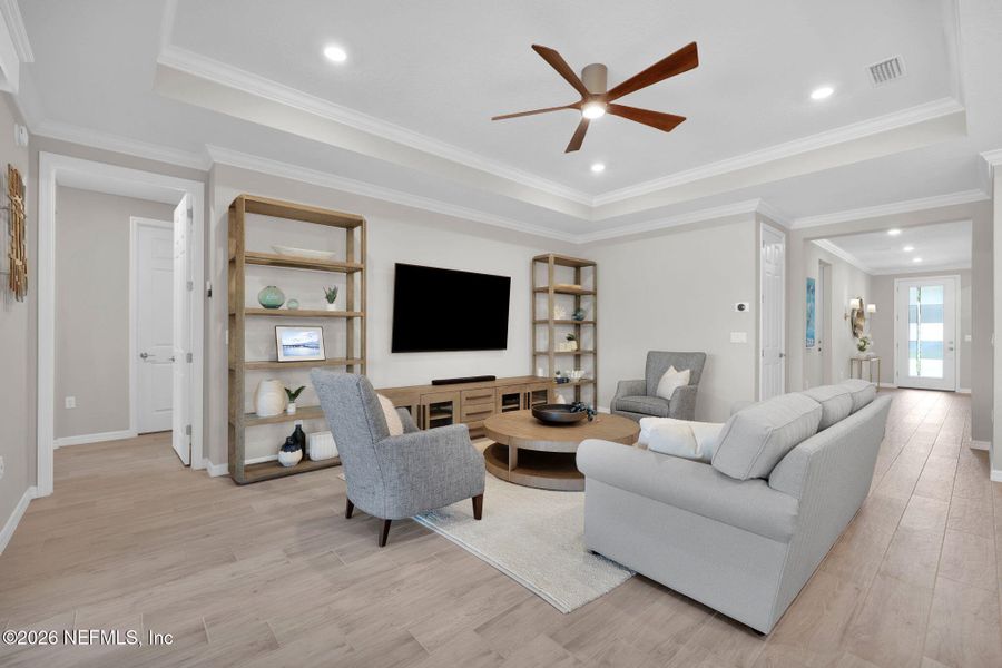 Furnished interior view inside a new home in , Ponte Vedra (Image 48).