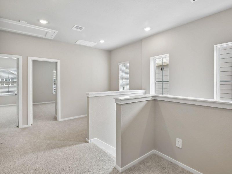Spacious, unfurnished interior of a new home in Parkway Commons - City Series, Missouri City (Image 35). Spacious, unfurnished interior of a new home in Parkway Commons - City Series, Missouri City (Image 35).