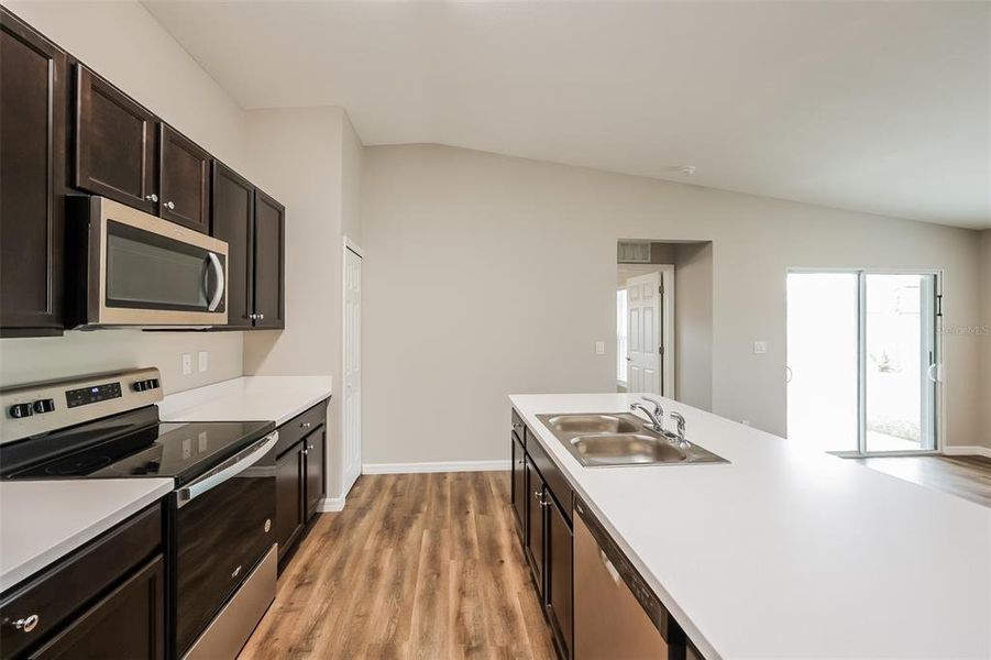Furnished interior view inside a new home in , North Port (Image 3).