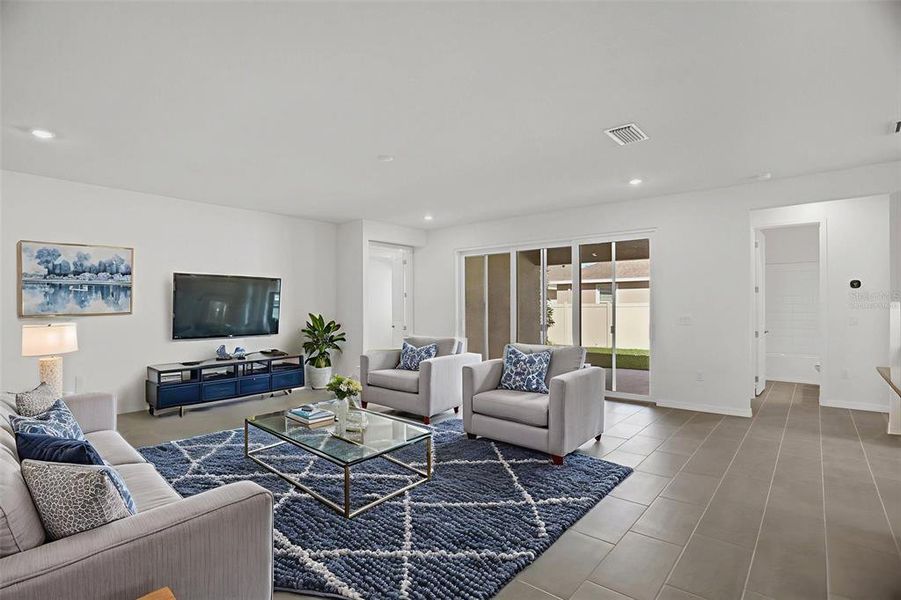 Furnished interior view inside a new home in Angeline, Land O' Lakes (Image 14).
