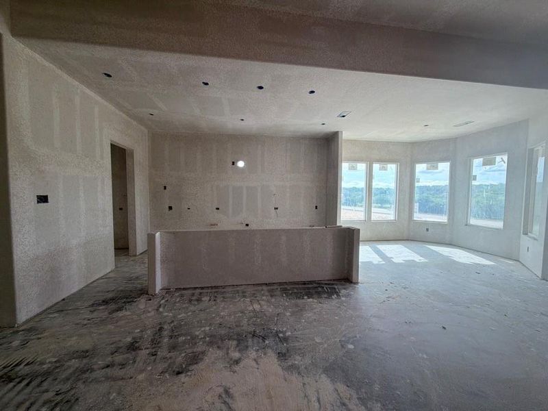 In-progress construction of a new home in Eagle Ridge Estates, Weatherford, TX (Image 5).