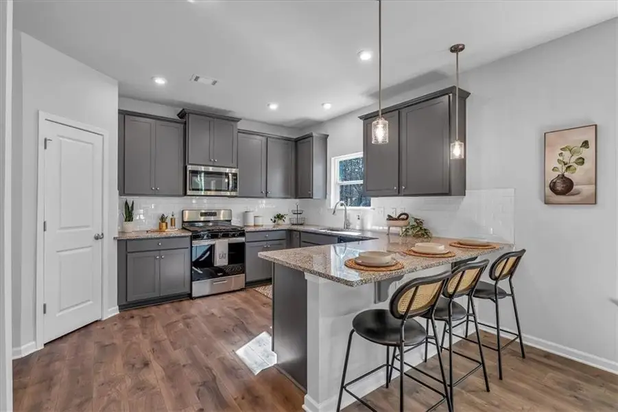 Furnished interior view inside a new home in Carter Grove, Cartersville (Image 3).