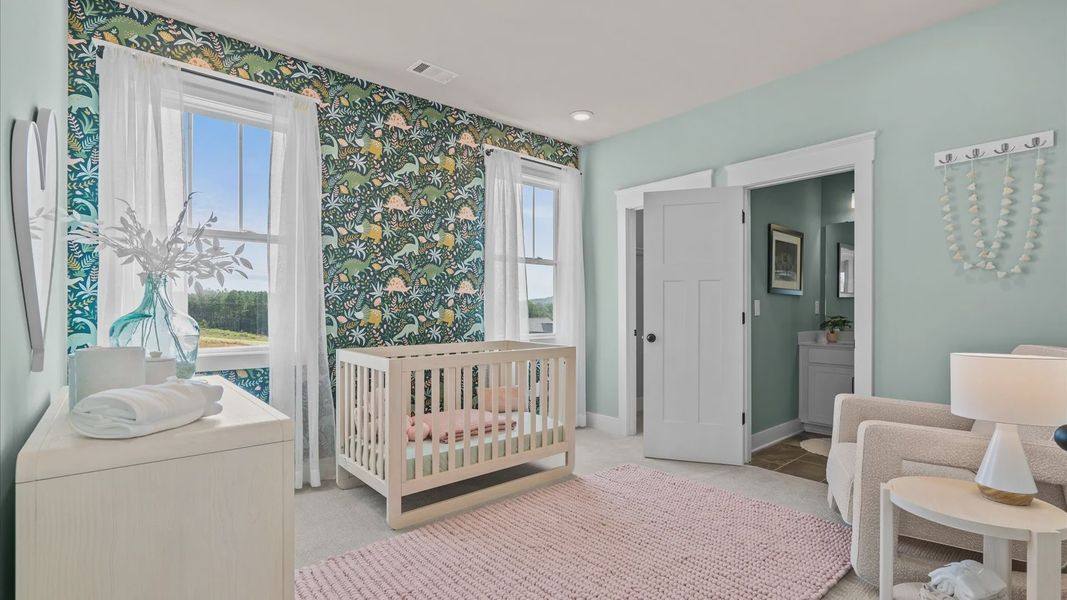 Furnished interior view inside a new home in Benjamin's Grove, Woodruff (Image 26).