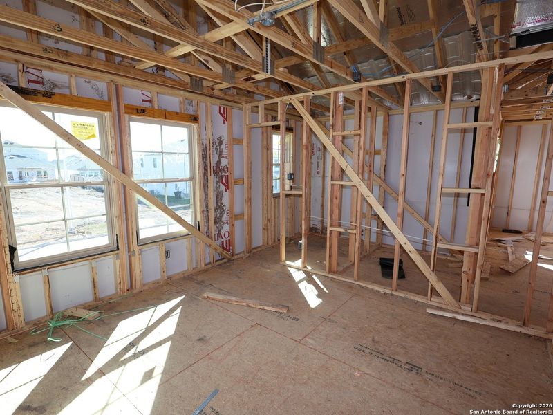 In-progress construction of a new home in Meadows at Clear Springs, New Braunfels, TX (Image 22).