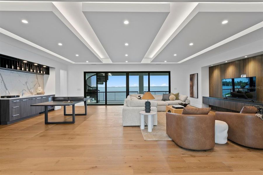 Furnished interior view inside a new home in , St. Petersburg (Image 34).