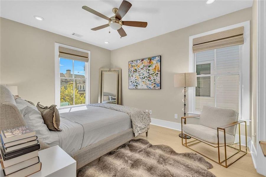 Furnished interior view inside a new home in Manning on the Square, Alpharetta (Image 6).