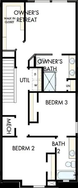 2D floor plan layout of this home in Preserve at The Cays – The Harbor Series, Daytona Beach, FL (Image 3). 2D floor plan layout of this home in Preserve at The Cays – The Harbor Series, Daytona Beach, FL (Image 3).