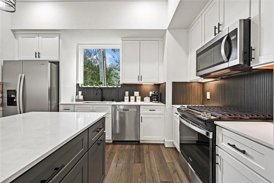 Stainless Steel Appliance Package with Gas Range Stainless Steel Appliance Package with Gas Range