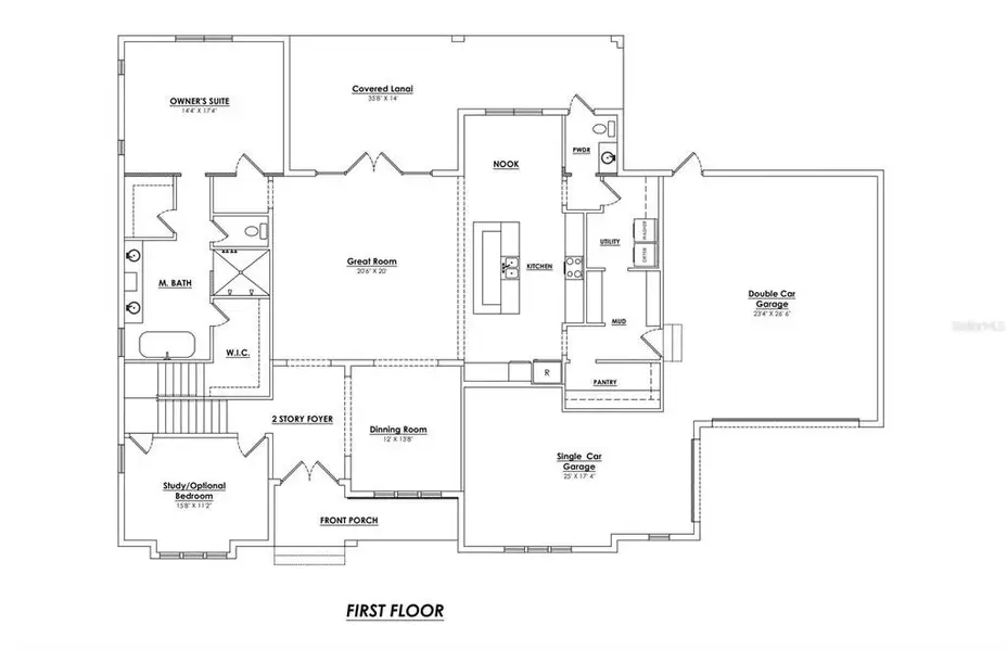 2D floor plan layout of this home in , Palm Harbor, FL (Image 3). 2D floor plan layout of this home in , Palm Harbor, FL (Image 3).