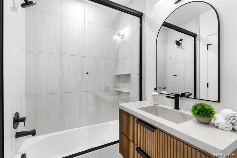 Furnished interior view inside a new home in , Colorado Springs (Image 15).