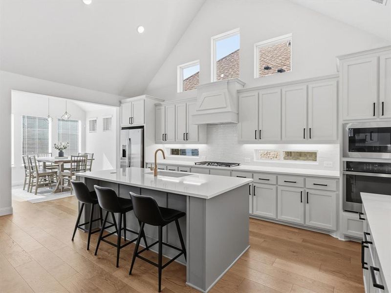 Furnished interior view inside a new home in Nelson Lake, Rockwall (Image 12). Furnished interior view inside a new home in Nelson Lake, Rockwall (Image 12).