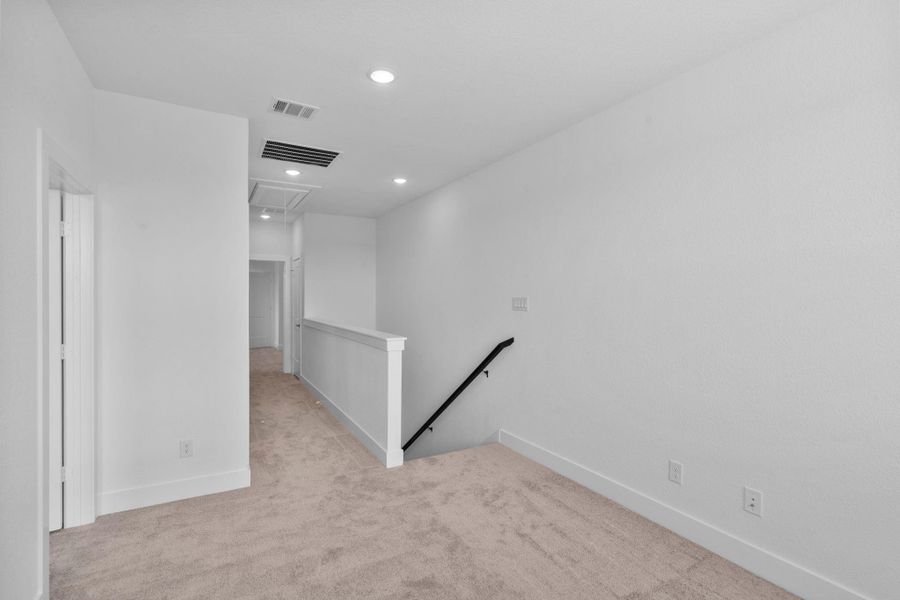 Spacious, unfurnished interior of a new home in Bridgeland, Cypress (Image 17).