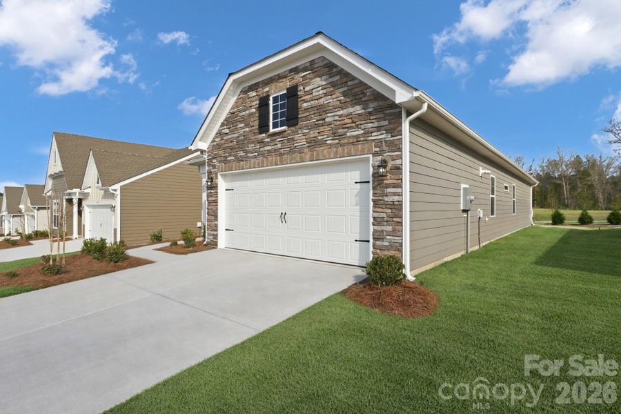 Front exterior of a new home in Roselyn, Lancaster, SC, highlighting curb appeal (Image 17).
