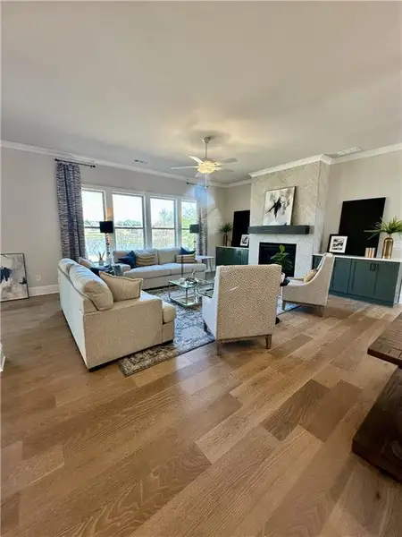 Furnished interior view inside a new home in , Cumming (Image 4).