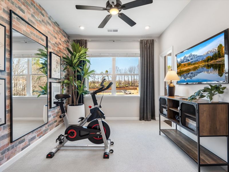 Furnished interior view inside a new home in Southmont, Charlotte (Image 30).