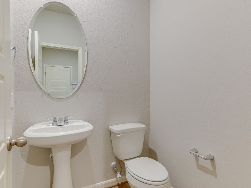 Furnished interior view inside a new home in Remington Ranch, San Antonio (Image 12).