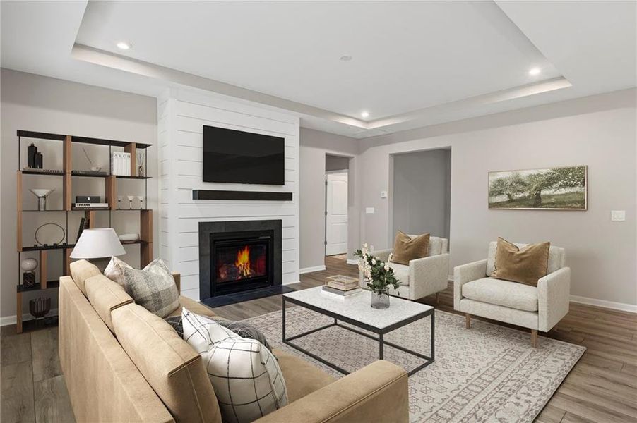 Furnished interior view inside a new home in Laurel Farms, Dallas (Image 9). Furnished interior view inside a new home in Laurel Farms, Dallas (Image 9).