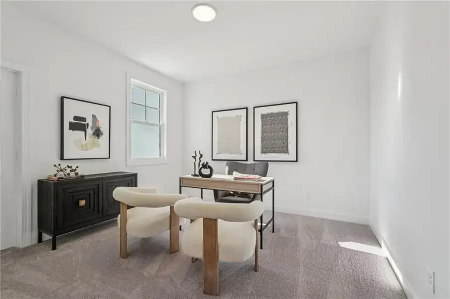 Furnished interior view inside a new home in Millcroft, Buford (Image 39).