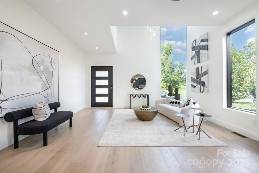 Furnished interior view inside a new home in , Charlotte (Image 28).