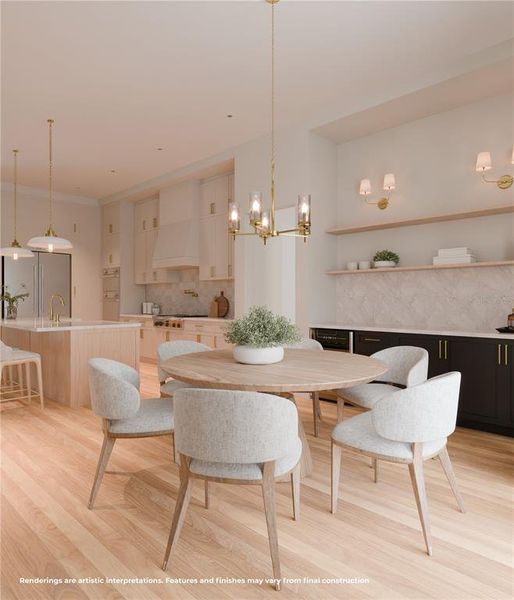 Furnished interior view inside a new home in , Winter Park (Image 10). Furnished interior view inside a new home in , Winter Park (Image 10).