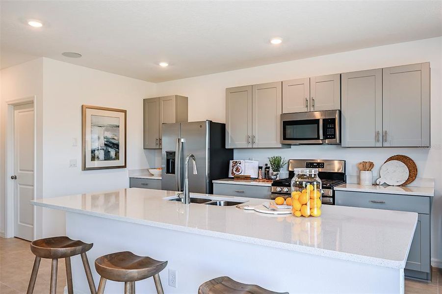 Furnished interior view inside a new home in Waterstone, Groveland (Image 15).