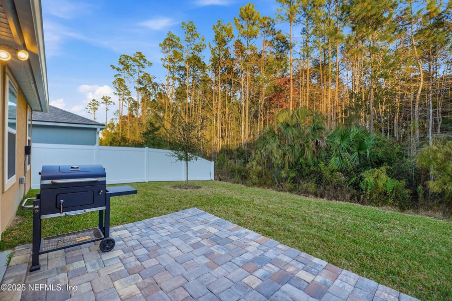 Exterior details and patio area of a home in Parkland Preserve, St. Augustine (Image 29).