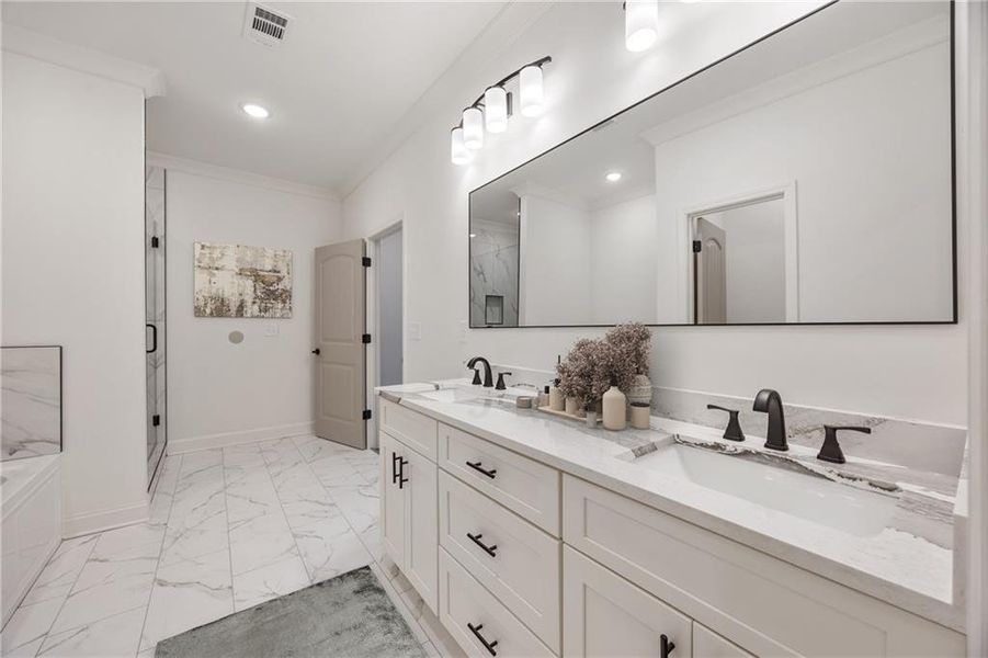 Furnished interior view inside a new home in , Monroe (Image 6). Furnished interior view inside a new home in , Monroe (Image 6).