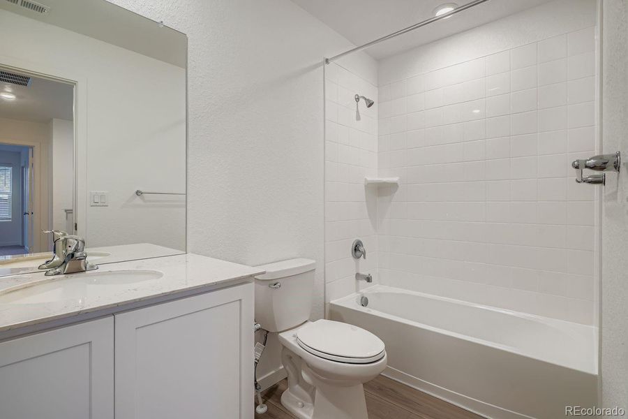 Furnished interior view inside a new home in Eastcreek Farm: The Camden Collection, Thornton (Image 4).