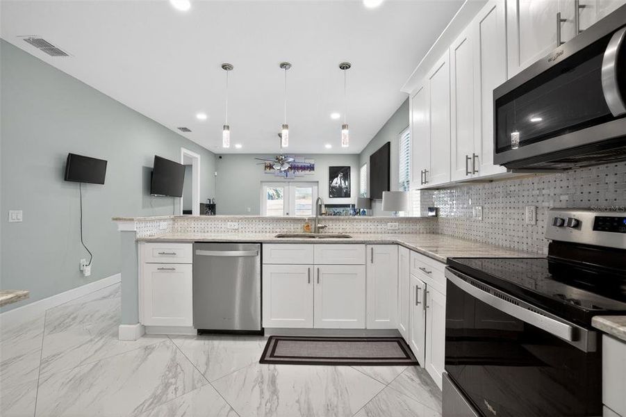 Furnished interior view inside a new home in , St. Petersburg (Image 13).