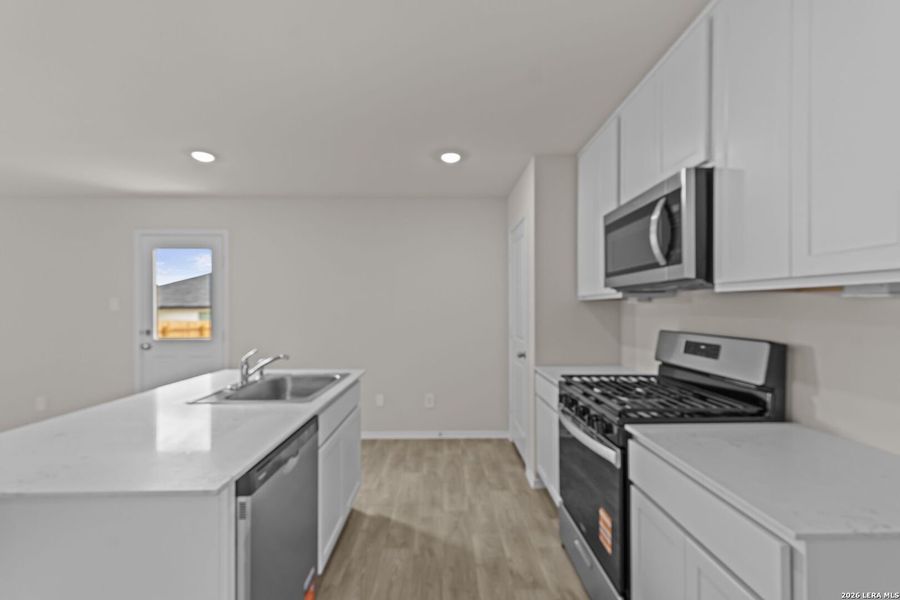 Furnished interior view inside a new home in Spring Valley, New Braunfels (Image 9).