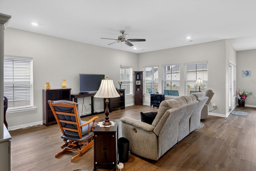 Furnished interior view inside a new home in Horizons at Summers Corner | 55+, Summerville (Image 7).