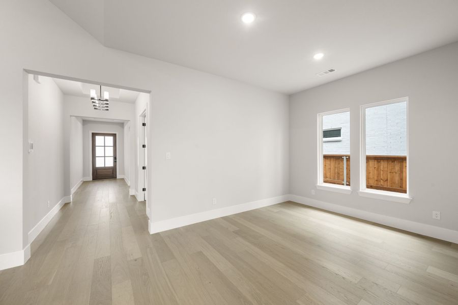 Spacious, unfurnished interior of a new home in Rio Vista at Kelly Ranch, Aledo (Image 23). Spacious, unfurnished interior of a new home in Rio Vista at Kelly Ranch, Aledo (Image 23).
