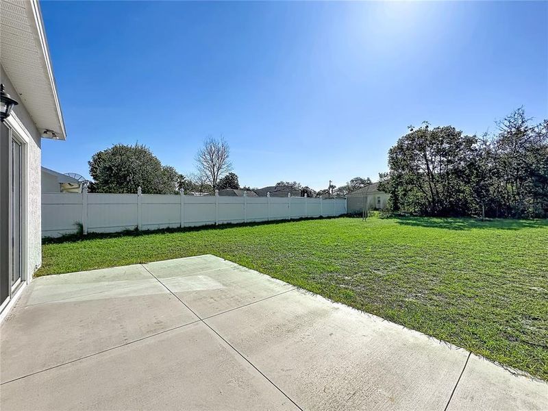 Exterior details and patio area of a home in Palm Coast, Palm Coast (Image 3).