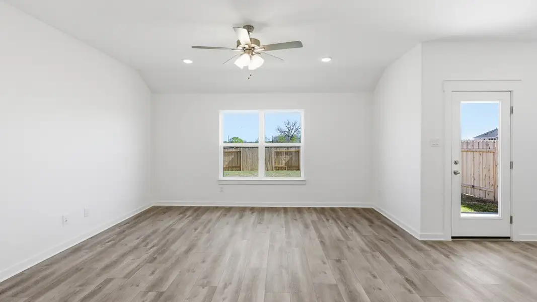 Furnished interior view inside a new home in Infinity Square, Kyle (Image 20).