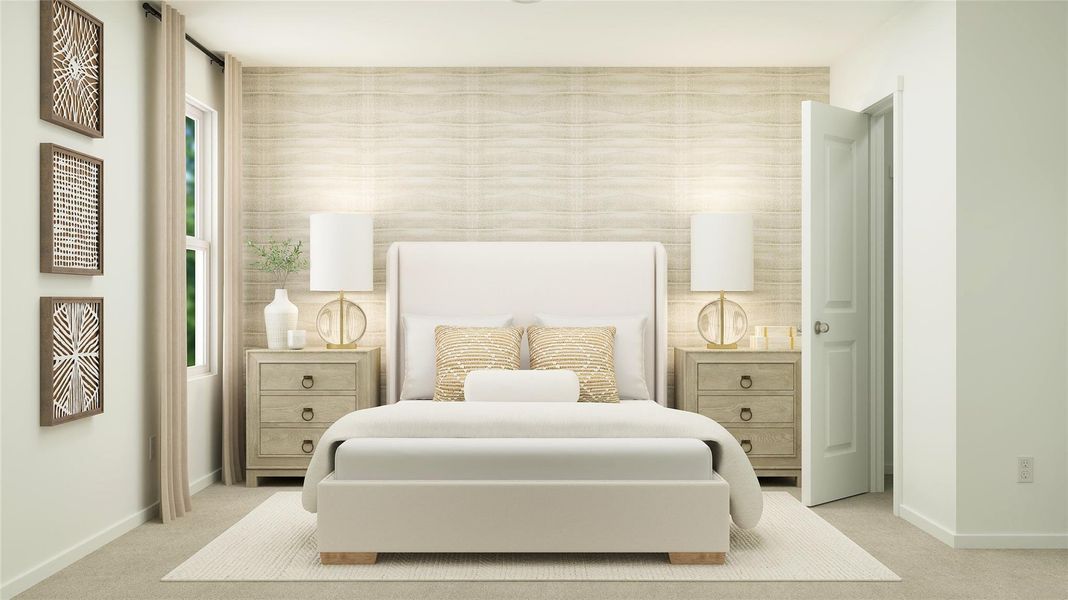 Furnished interior view inside a new home in Synova, Crosby (Image 21).