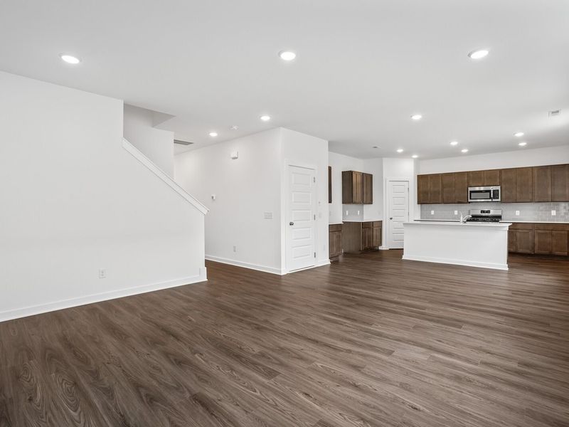 Spacious, unfurnished interior of a new home in Sage Farms, White House (Image 24). Spacious, unfurnished interior of a new home in Sage Farms, White House (Image 24).