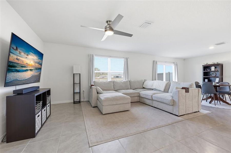 Furnished interior view inside a new home in Avalon Woods, Newberry (Image 11).