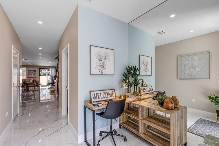 Furnished interior view inside a new home in , Fort Lauderdale (Image 23).