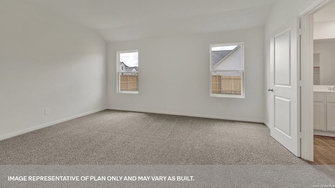 Spacious, unfurnished interior of a new home in Trace, San Marcos (Image 13).