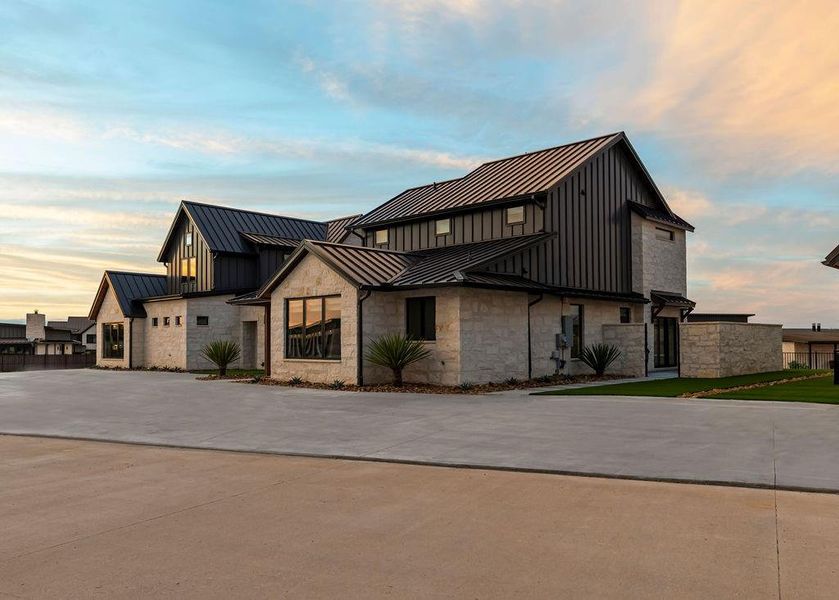 Front exterior of a new home in , Iredell, TX, highlighting curb appeal (Image 22).
