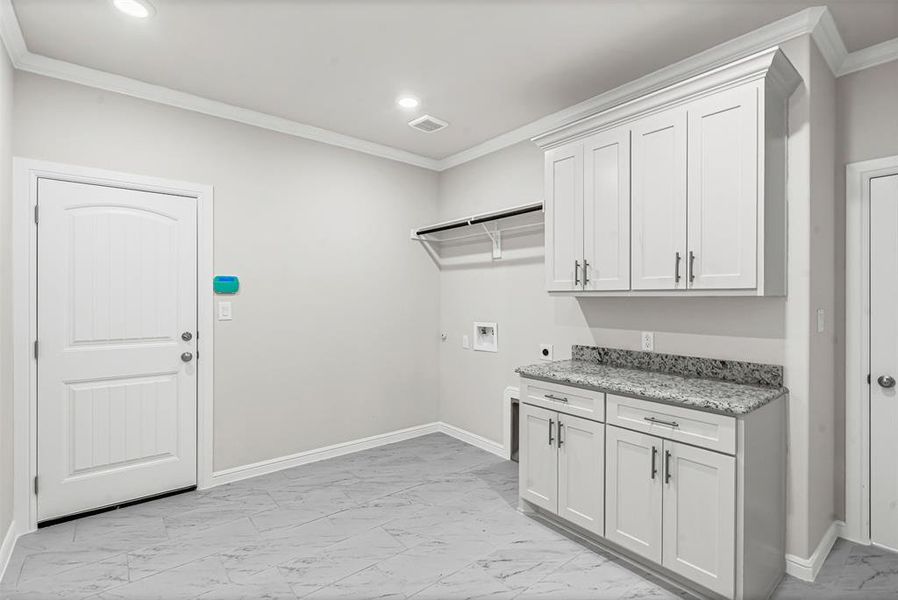 Furnished interior view inside a new home in , Godley (Image 4).